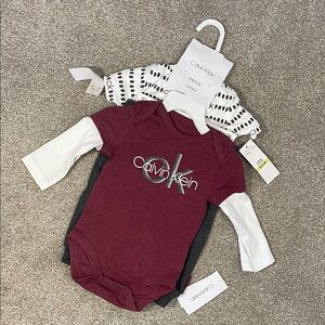 Calvin Klein Onesies and Pants Mix & Match Set